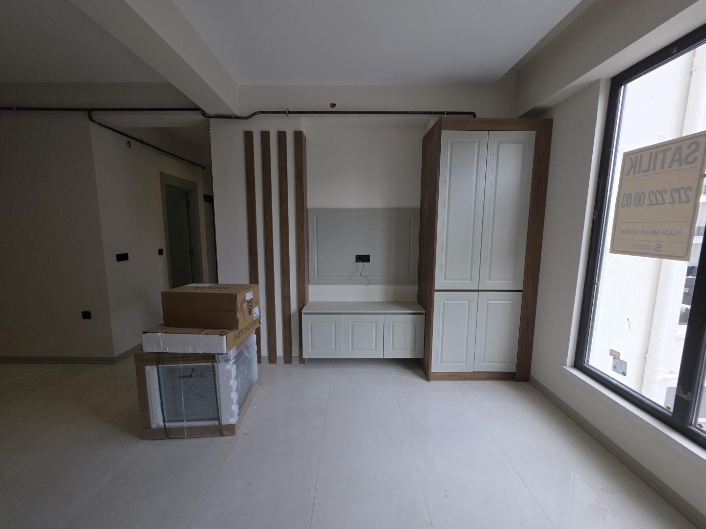 Plaza'dan Güney Cephe Sıfır Ara Kat 2+1 Lüks Rezidans Daire - Resim 9
